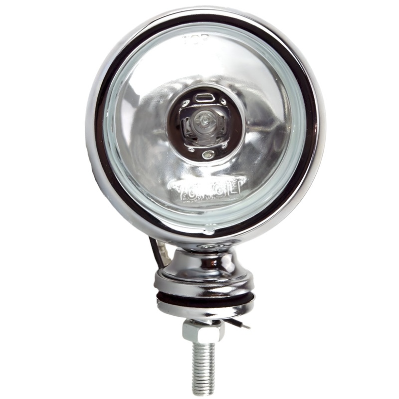 97mm Diameter Chrome Driving Lamps Pair