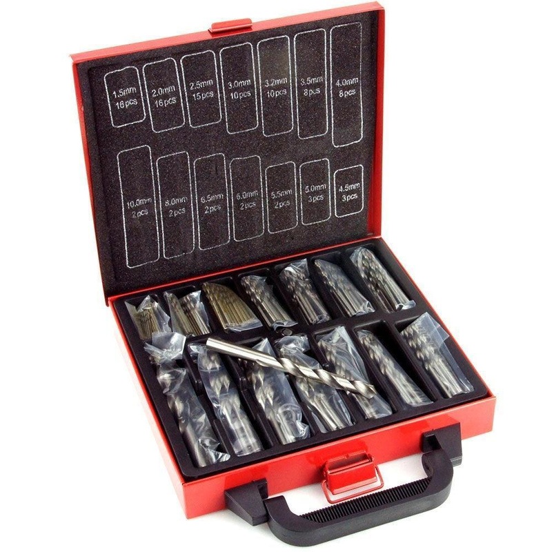 99 Piece HSS Drill Bit Selection