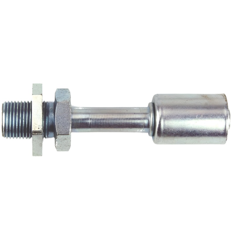 A/C #8 Crimp Hose and Male O Ring Bulkhead Fitting