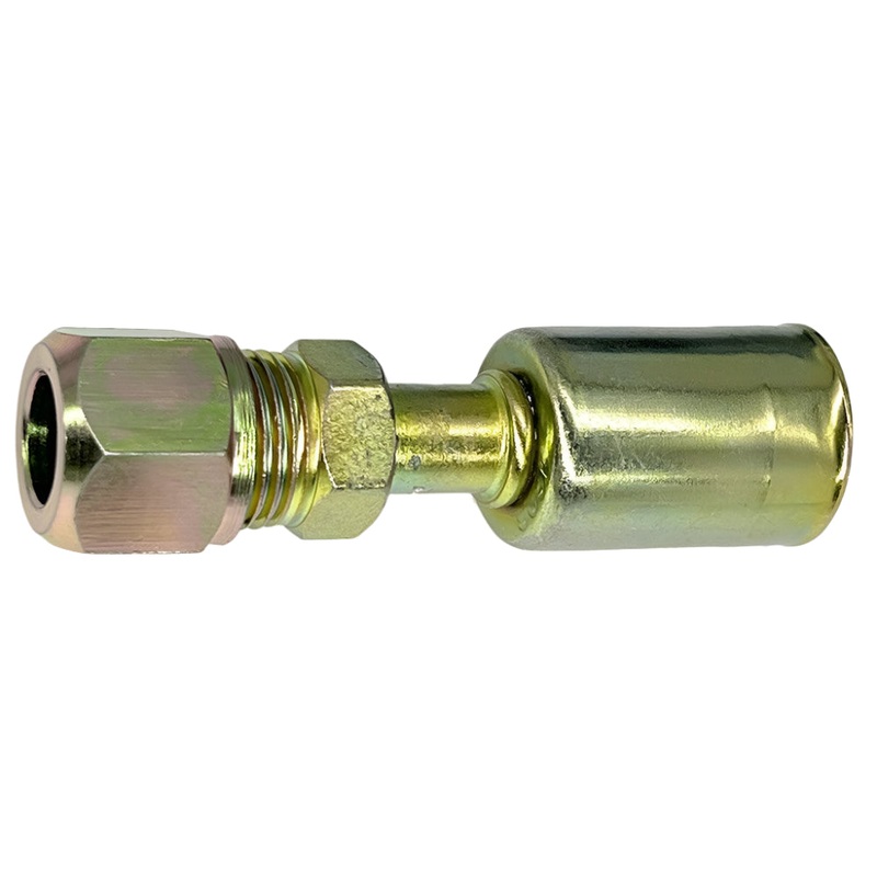 A/C #8  Crimp Hose To 1/2" Compression Fitting