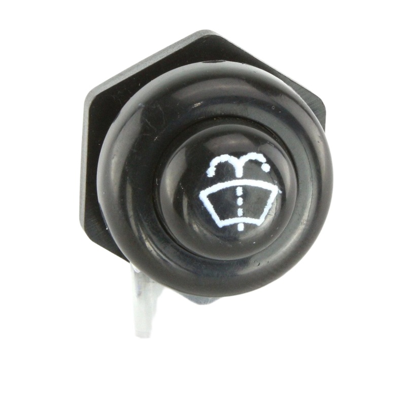 All Black Push Button Washer Switch
