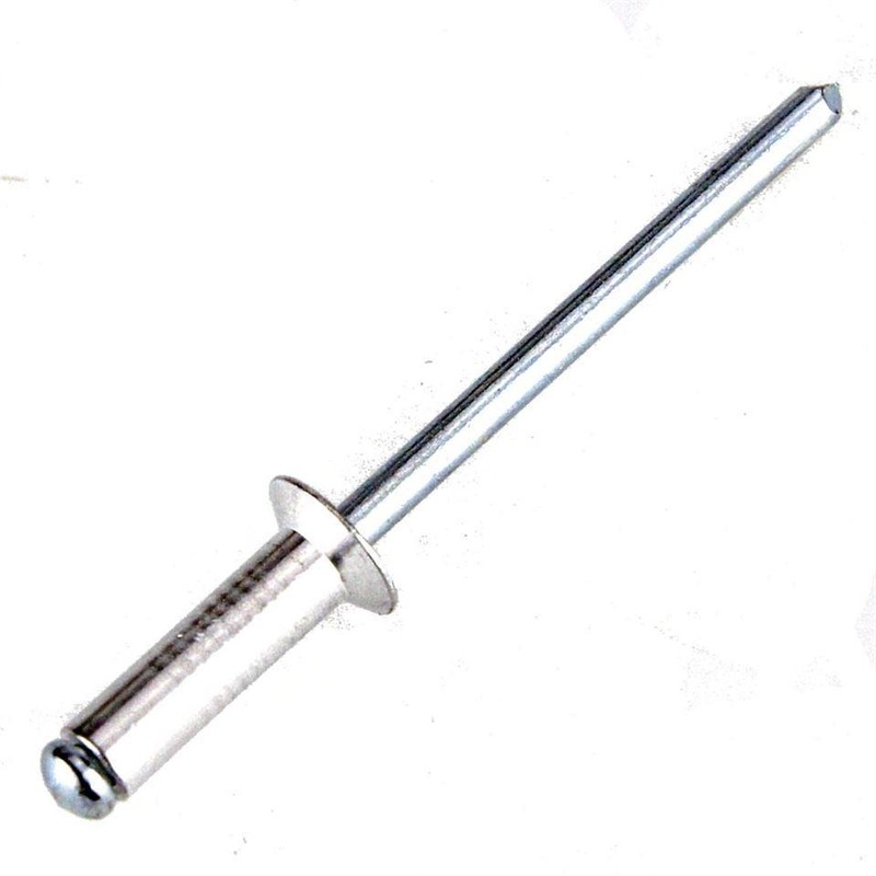 Aluminium 4mm Countersunk Head Rivets Pack Of 50