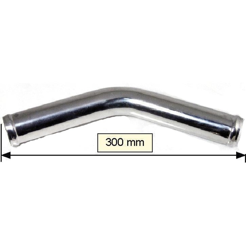 Aluminium Bend 38mm O.D. 45 Degree