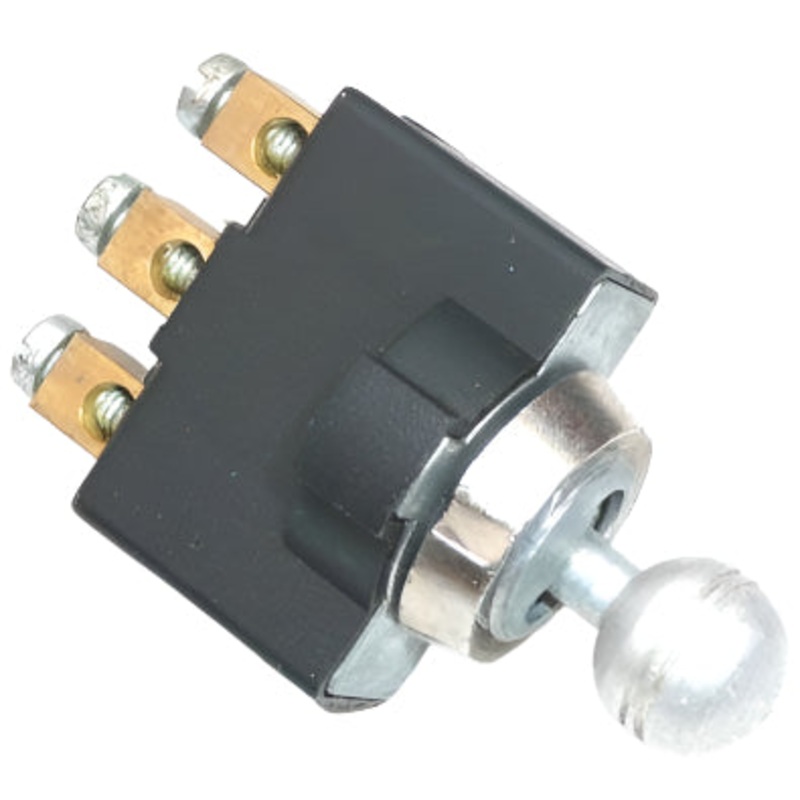 Aluminium Knob Toggle On-Off-On Round Knob