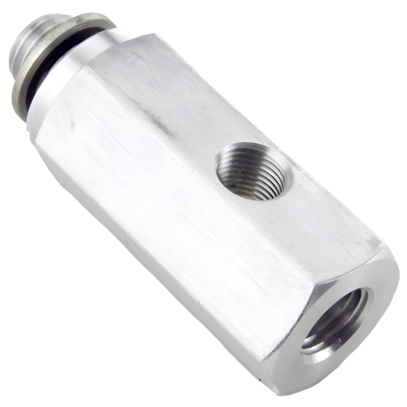Aluminium M12 and M10mm 3 Way 'T' Adapter