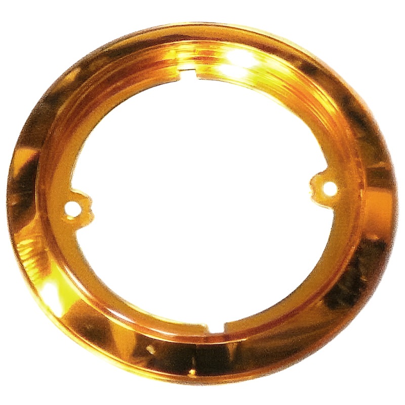 Amber Reflective Bezel For 95mm Lamps