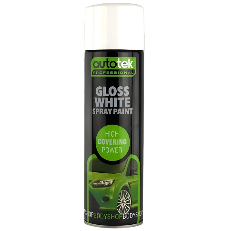 Autotek Acrylic Aerosol Gloss White