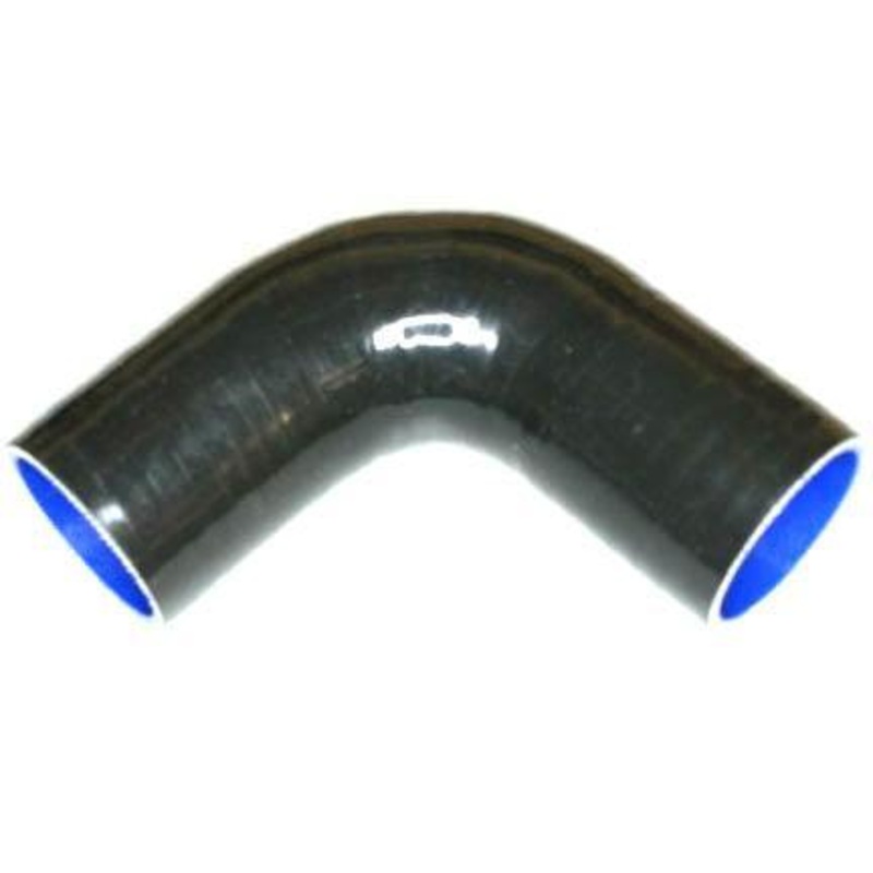 Black 45mm (1 3/4") ID 90 Deg Elbow