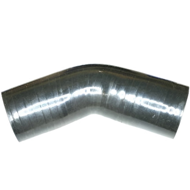 Black 51mm (2") ID 45 Degree Elbow With 4In Legs