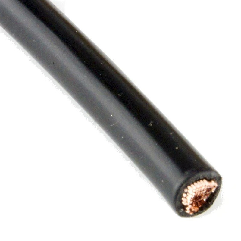BLACK 63 Amp Thin Wall Cable By The Metre