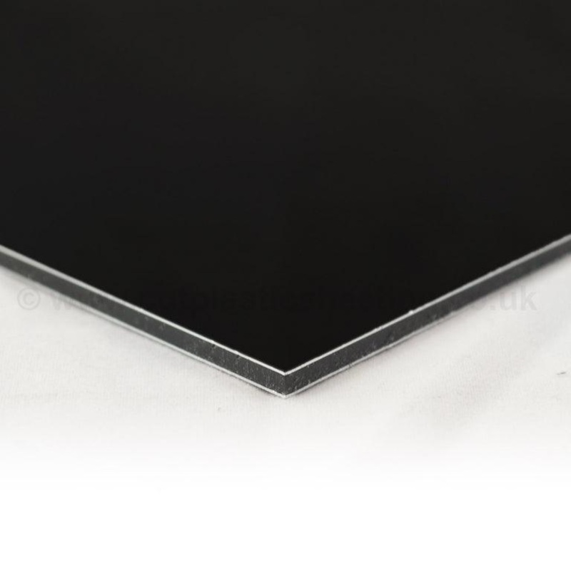 Black Aluminium Composite Sheet Per 300mm