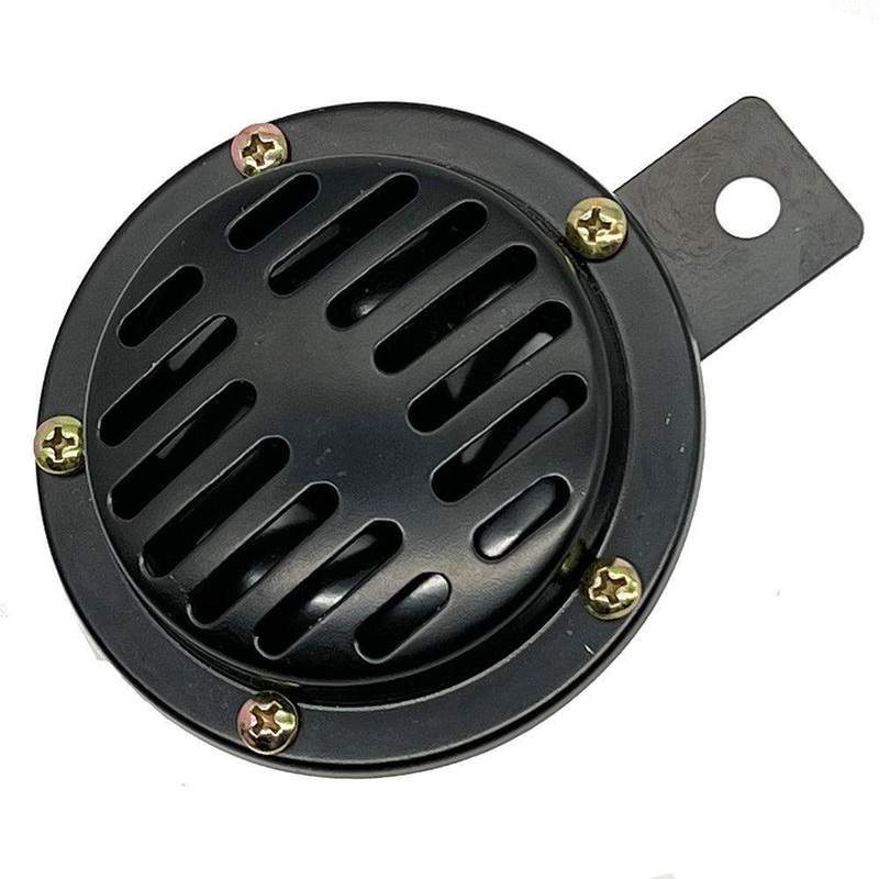 Black Classic Slotted Grille Horn