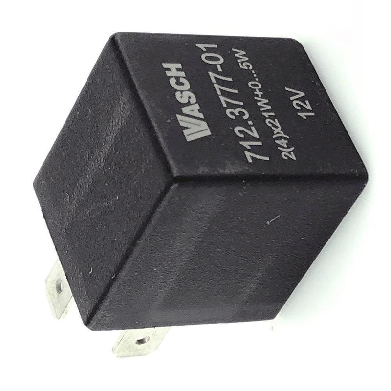 Black Electronic Flasher Relay 98 Watt Max