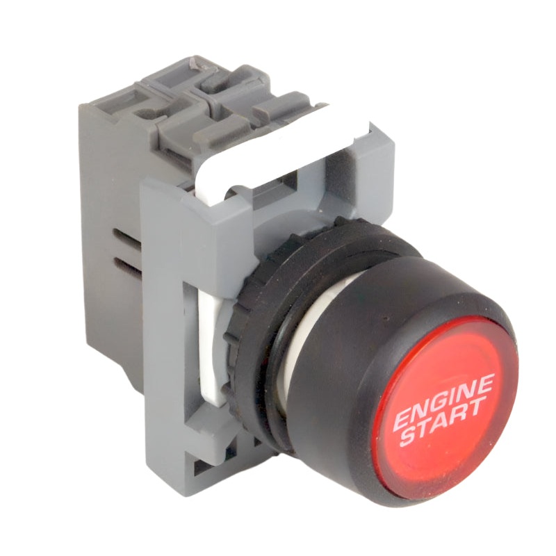 Black Engine Start Push Button