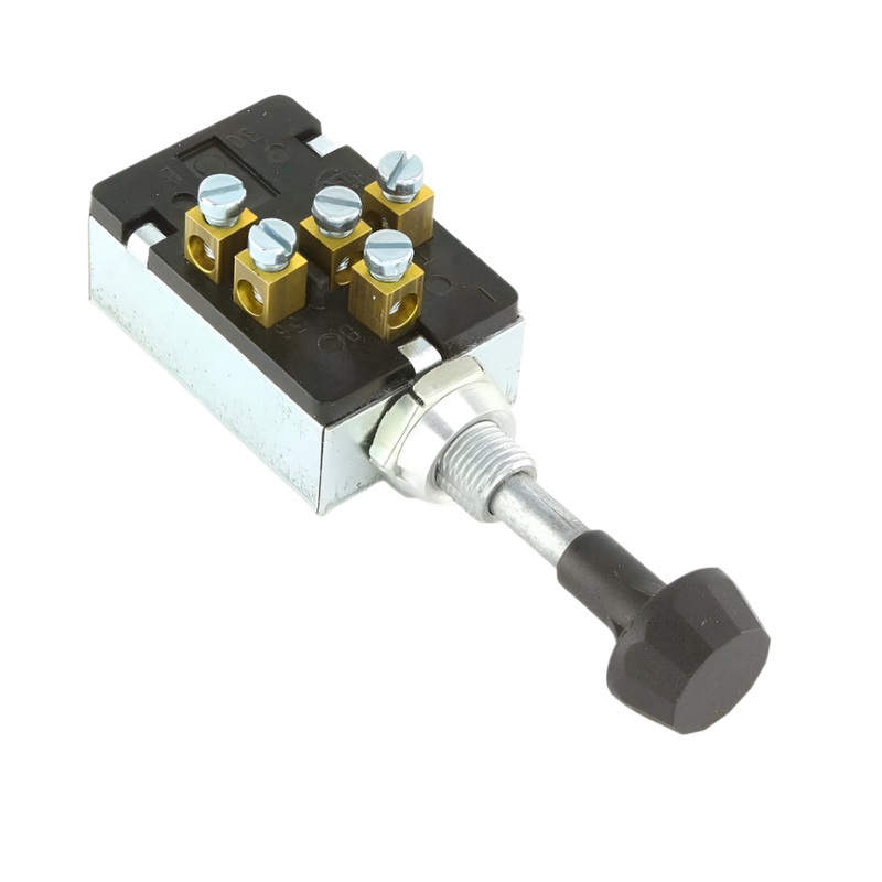 Black Headlamp Switch Push-Pull