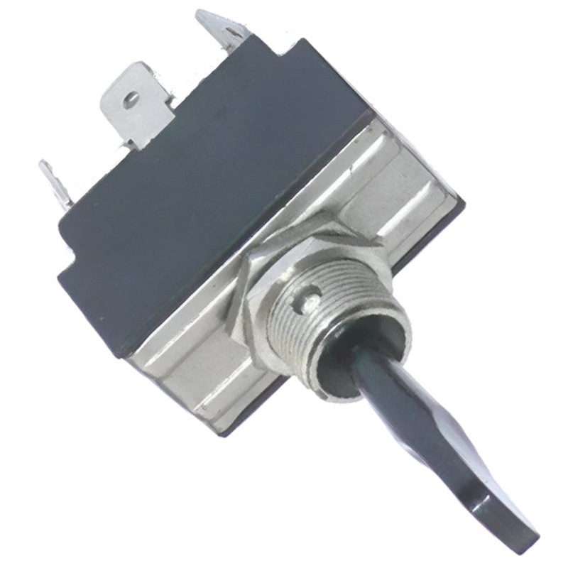 Black Lever Toggle On-Off-On