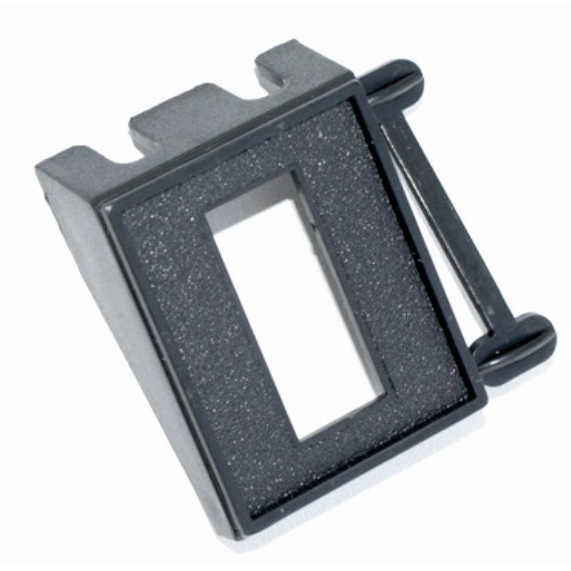 Black Modular Single Rectangular Hole Switch Panel