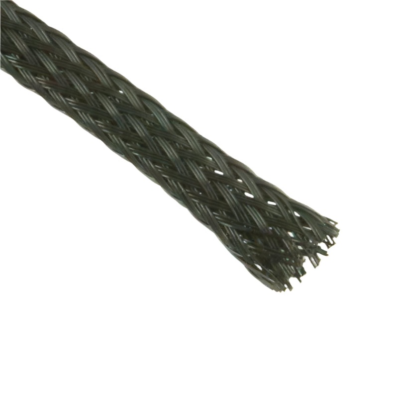 Black Nylon Cable Overbraid 10mm Per Metre