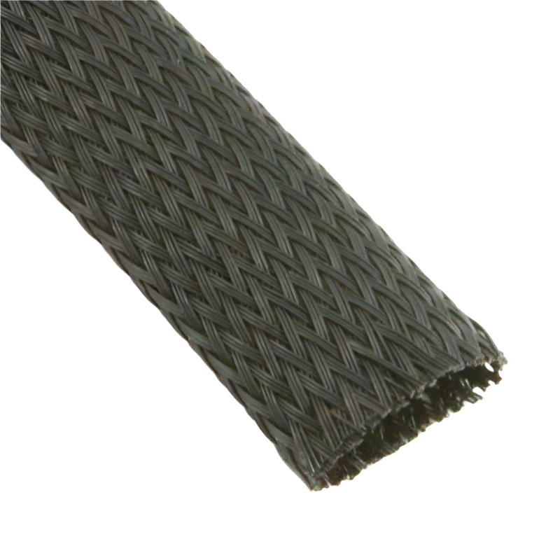 Black Nylon Cable Overbraid 13mm Per Metre