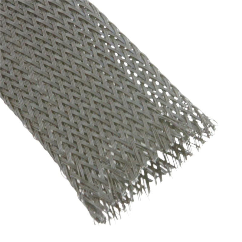 Black Nylon Cable Overbraid 32mm Per Metre