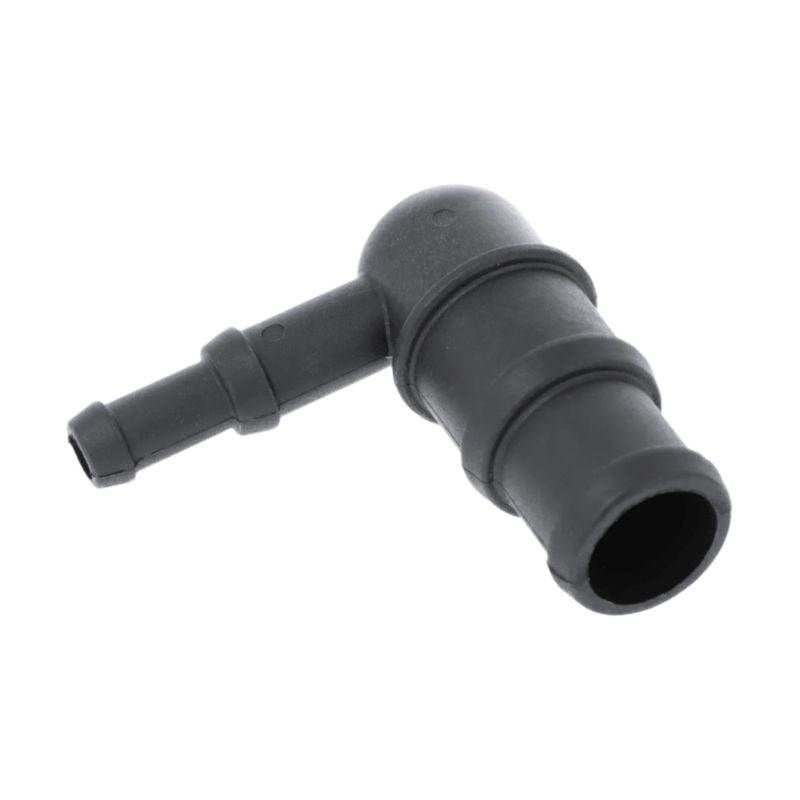 Black Nylon Stepped Elbow 10/12mm - 25/22mm