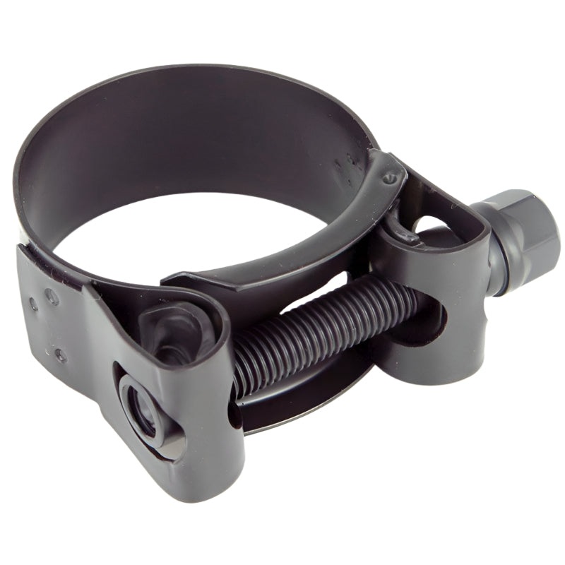 Black Coated Stainless Steel Exhaust or Hose Clamp - 7 Sizes 37 - 40mm