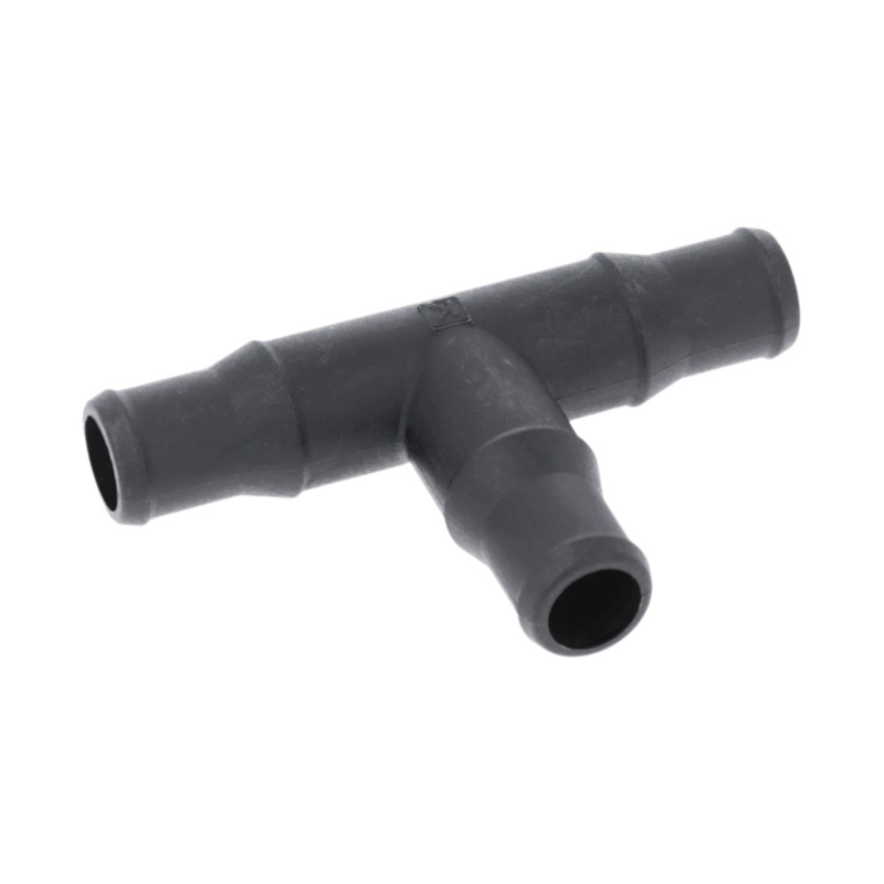 Black Nylon Stepped T Piece 19/16mm - 19/16mm