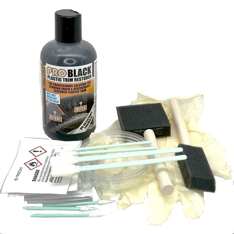 Black Plastic Colour Restorer Kit