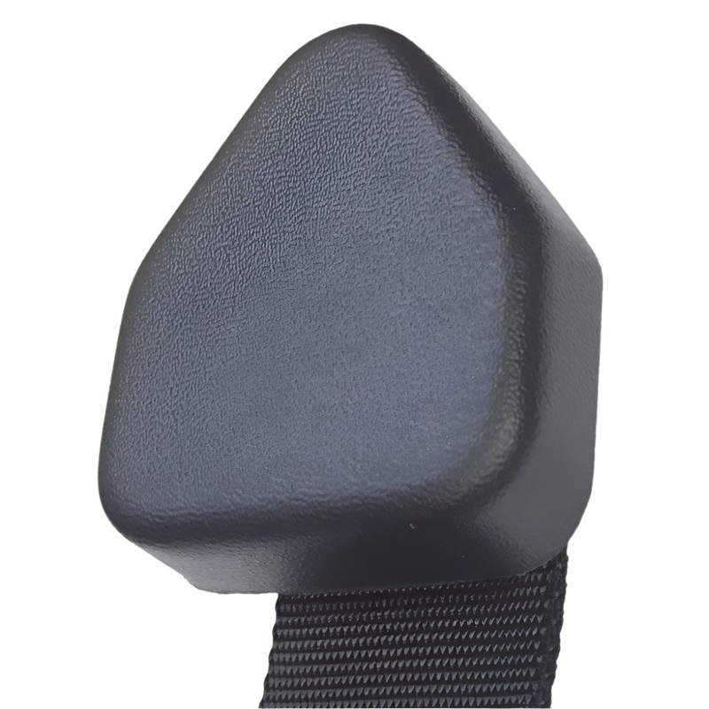 Black Plastic Seat Belt Mount IVA Cover Black