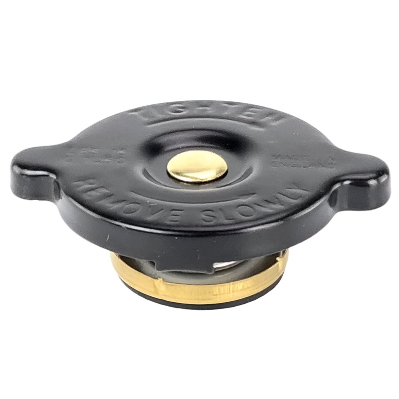 Black Radiator Cap Steel Upper Seal 15lb
