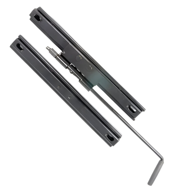 Black Seat Runners Pair (ONE SEAT) Single Lock Left Hand