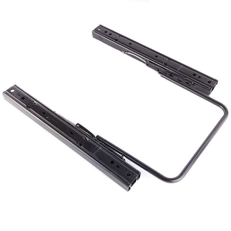 Black Seat Runners. Twin Lock 290mm Width