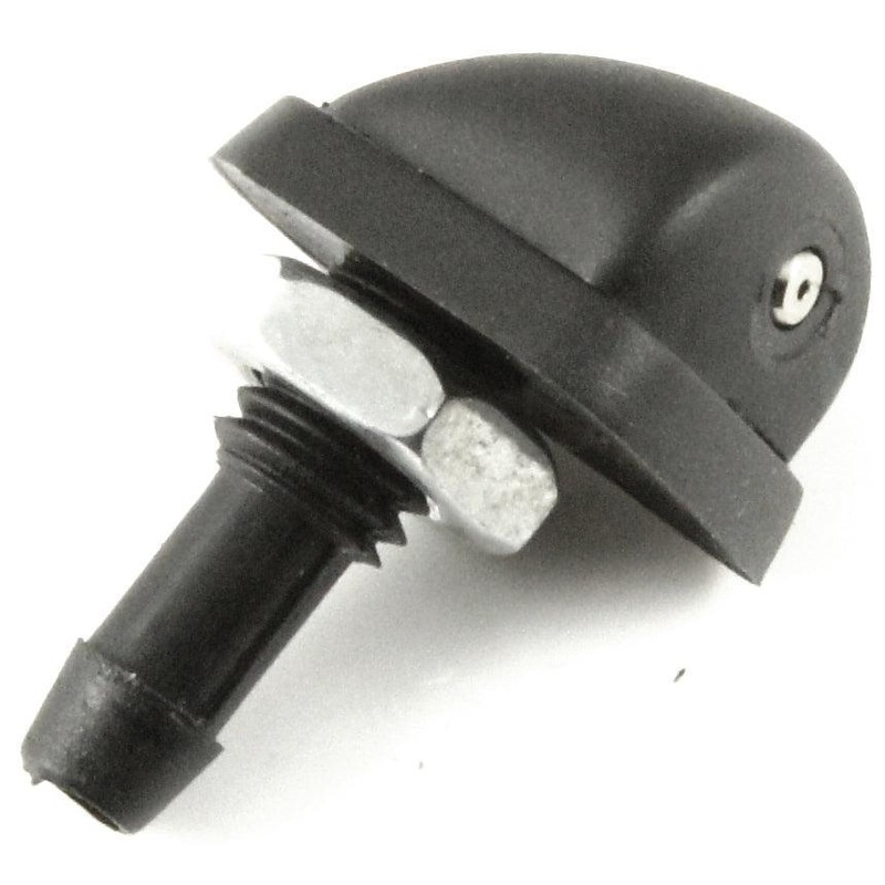 Black Windscreen Washer Single Jet IVA OK