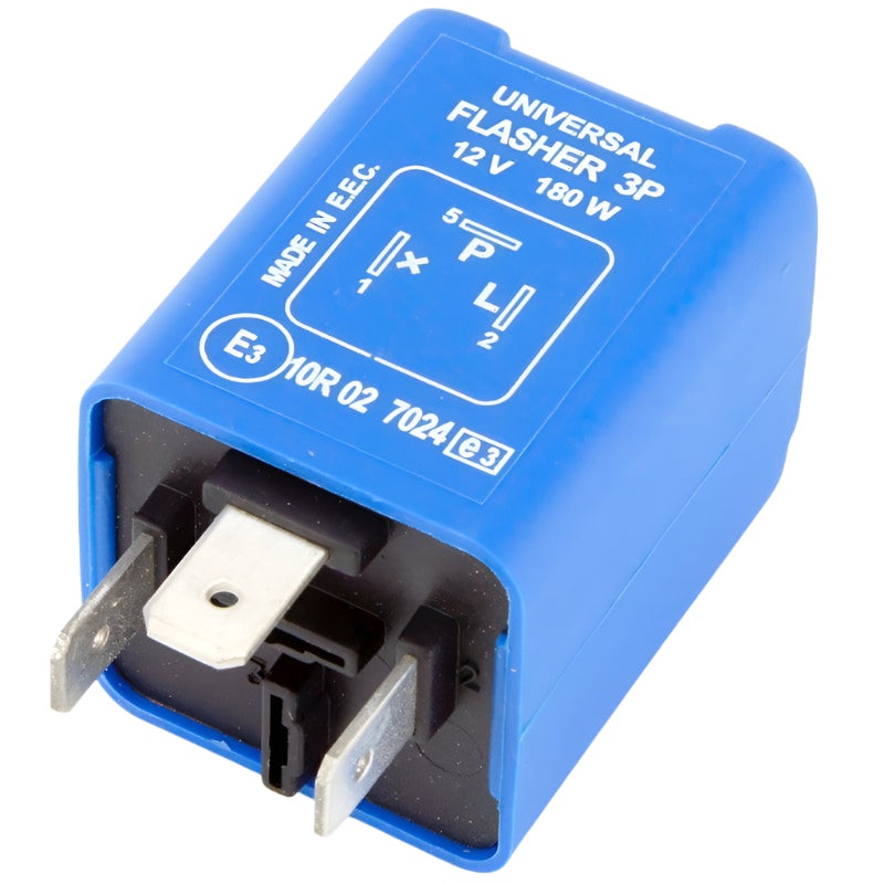 Blue 3 Pin Flasher Relay (for #INDCH)