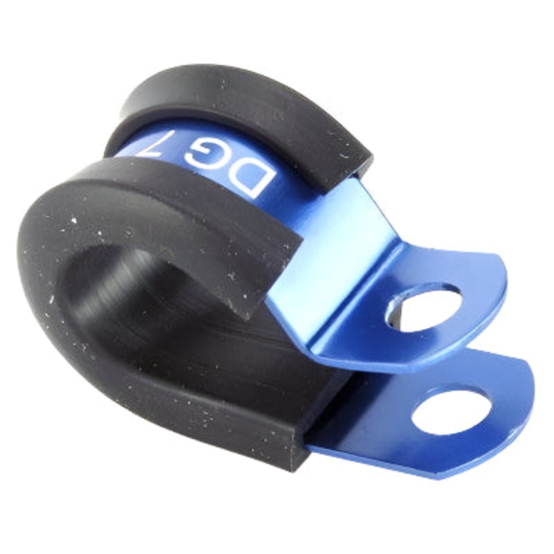 Blue Aluminium P-Clip 11mm