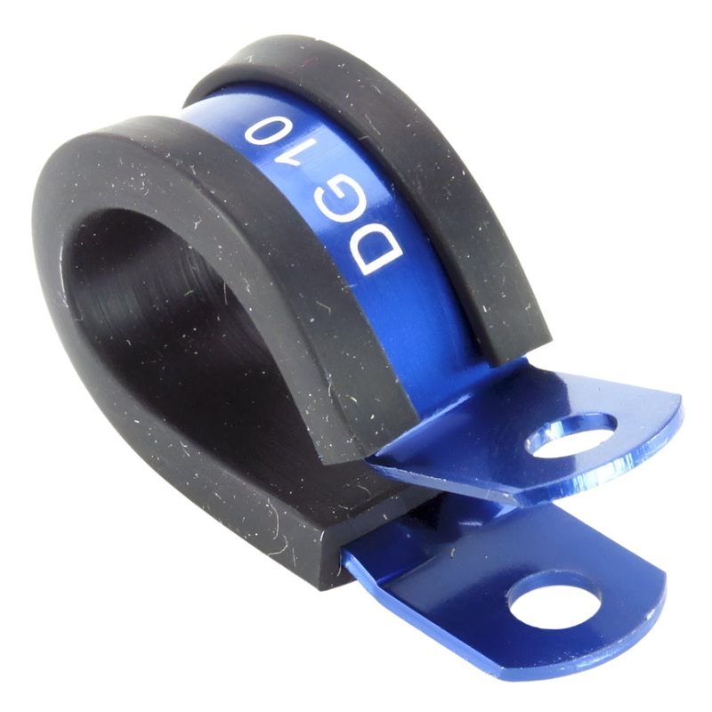 Blue Aluminium P-Clip 16mm