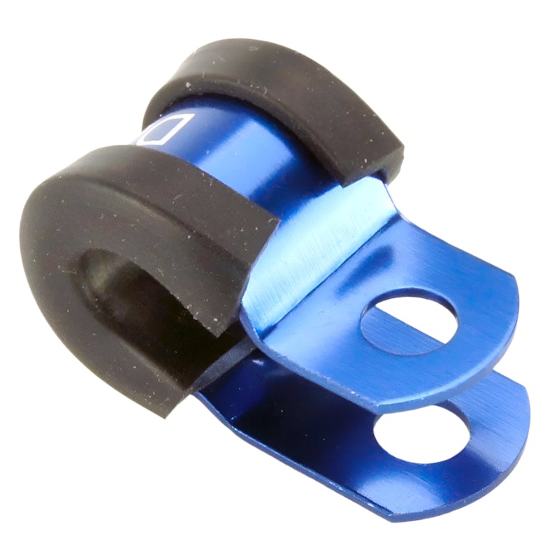 Blue Aluminium P-Clip 6.5mm