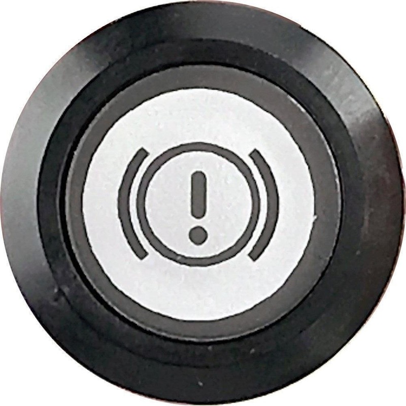 Brake Test Switch Illuminated Black Bezel