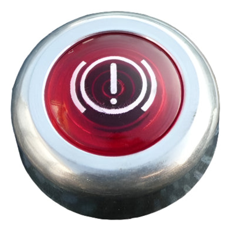 Brake Warning Light Large Aluminium Bezel