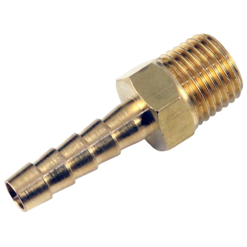 Brass 6mm Hosetail 1/4 BSP