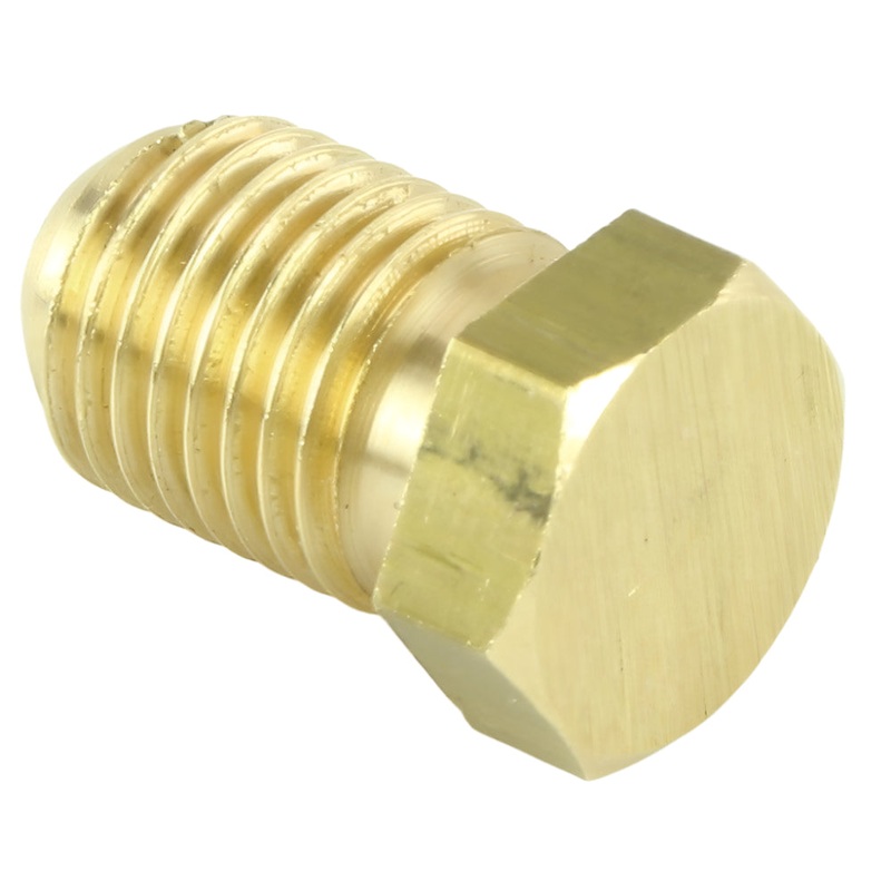Brass 7/16" UNF Male Blanking Plug