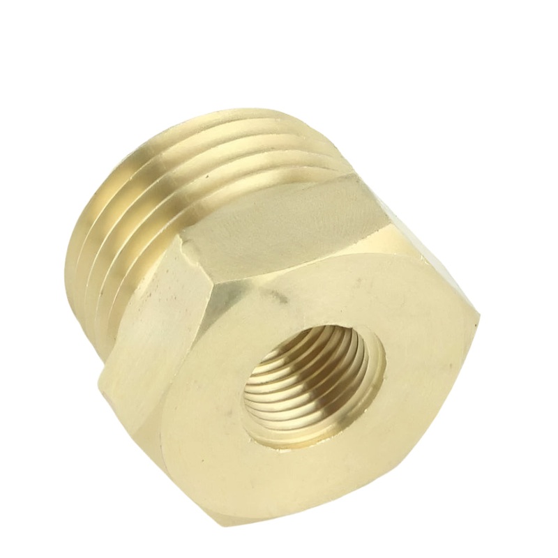 Brass Adapter 1/2 NPT Male to 1/8 NPT Female