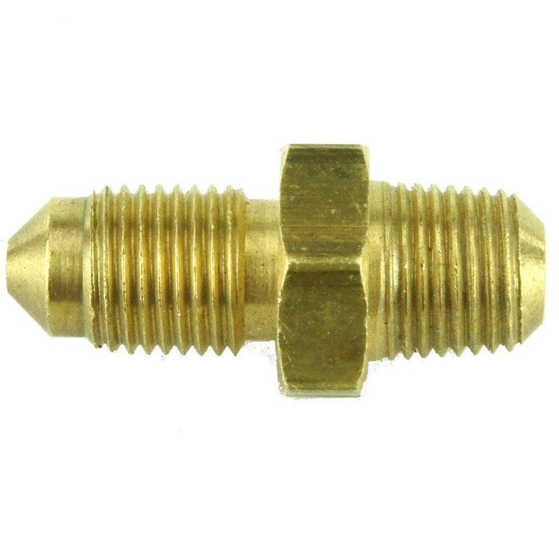 Brass Adapter M10 x 1 Male to 1/8" NPT Male
