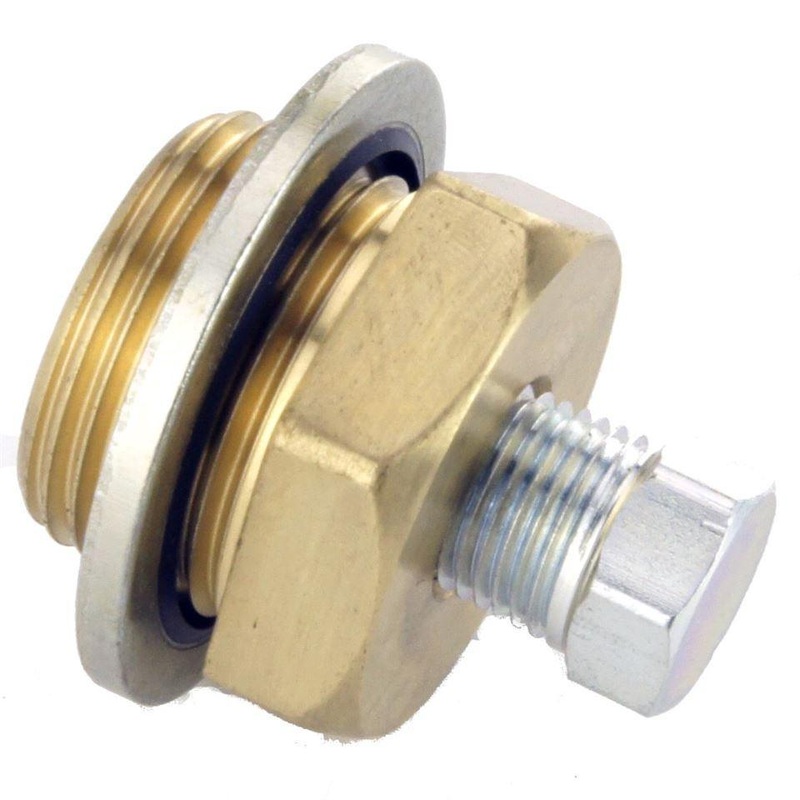 Brass Adapter M22 - 1/8" NPT With Plug