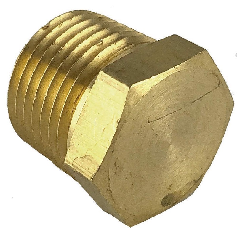 Brass Blanking Plug 1/2" NPT