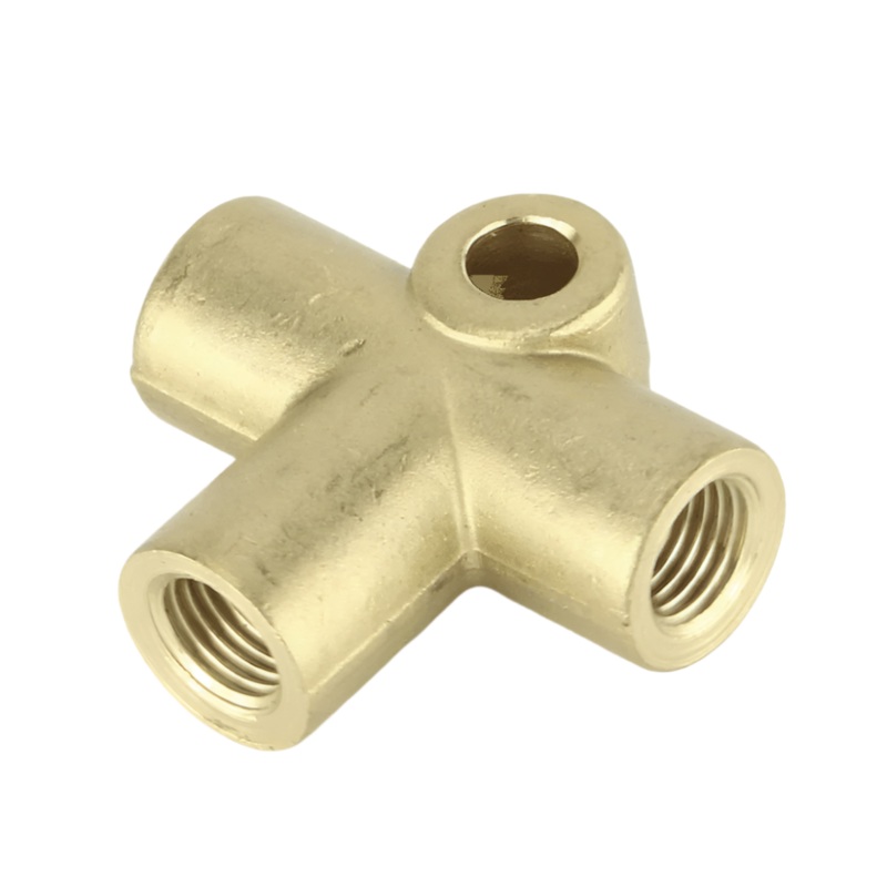 Brass Brake T Piece 3/8" UNF