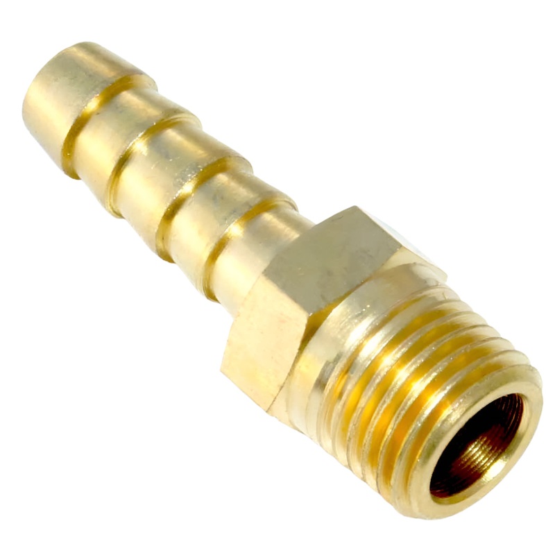 Brass Hosetail 1/4" BSP, 8mm