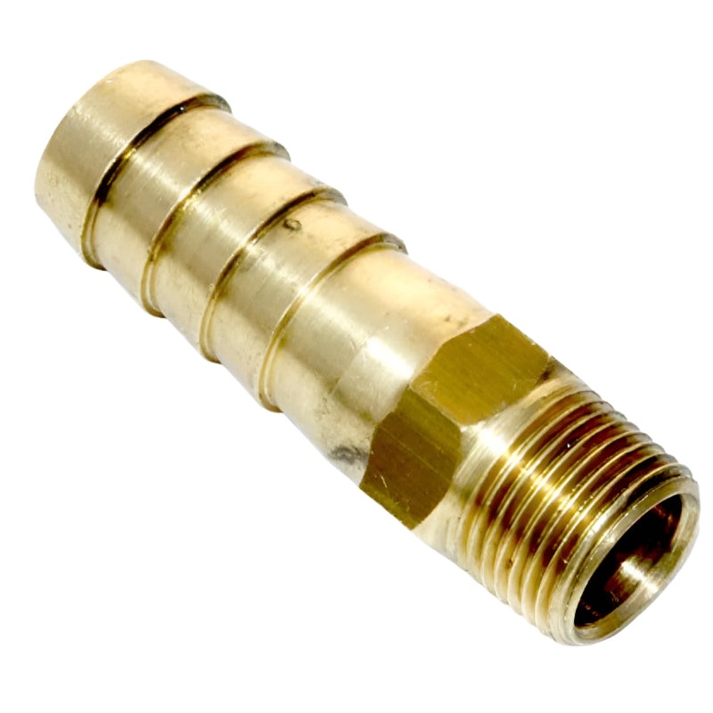 Brass Hosetail 3/8" BSPT, 15mm