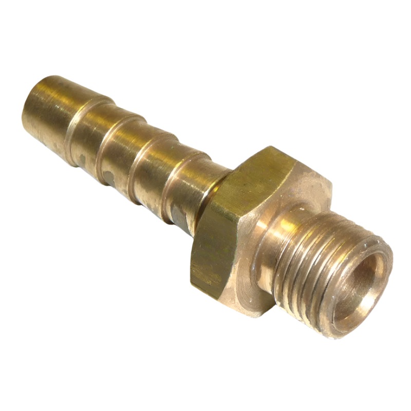 Brass Hosetail M10 x 1mm, 6mm
