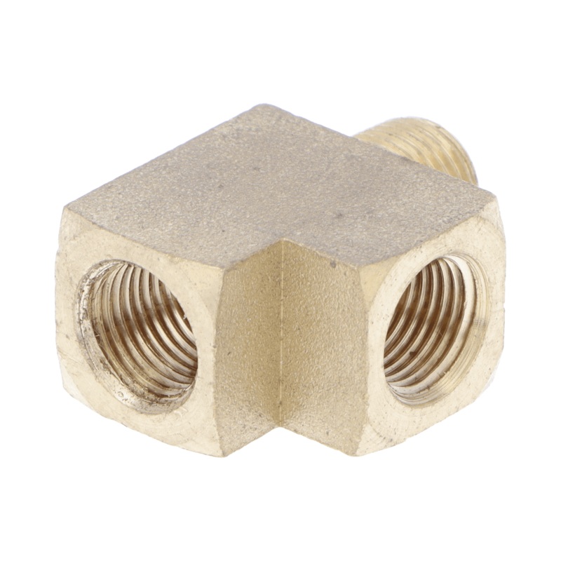Brass 'Tee' Adapter 1/8 NPT Male to Two 1/8 NPT Female